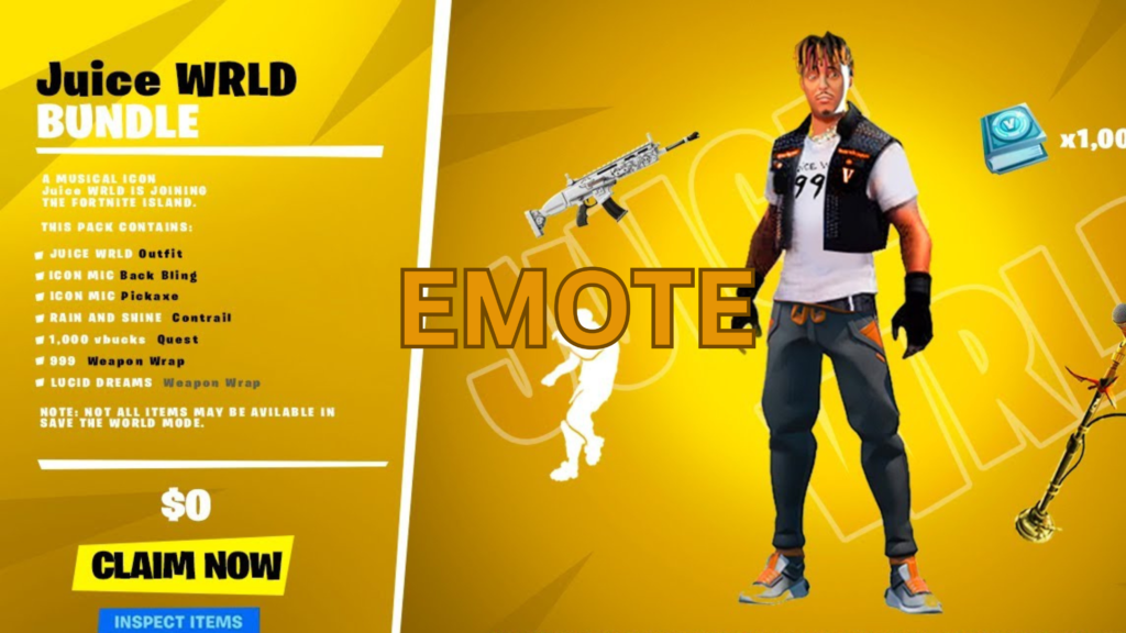 How to Claim Juice WRLD Skin in Fortnite