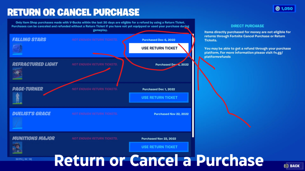 How to Refund in Fortnite